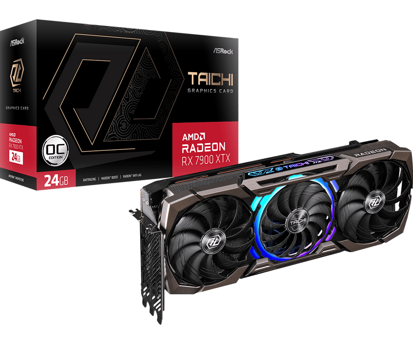 24GB ASRock RX 7900 XTX Taichi OC Graphics Card