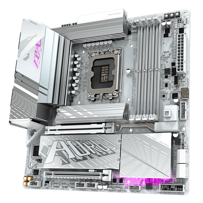 Gigabyte Z890M Aorus Elite WIFI7 ICE Micro-ATX LGA 1851 Motherboard