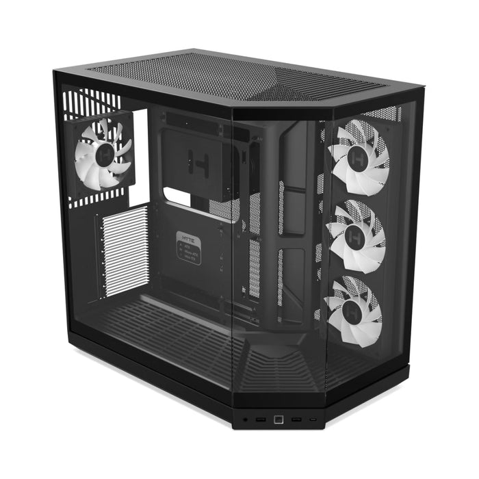 HYTE Y50 Pitch Black TG ATX Case
