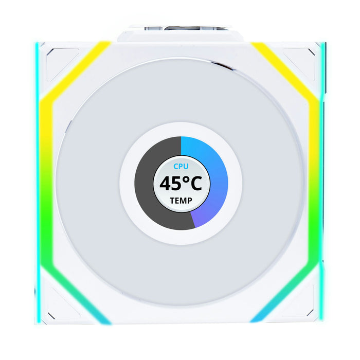 Lian-Li UNI SL120 Wireless LCD A-RGB White 120mm Fan