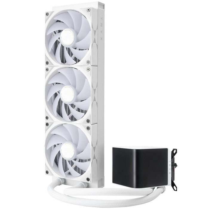 TRYX Panorama 360mm LCD White AIO Liquid Cooler