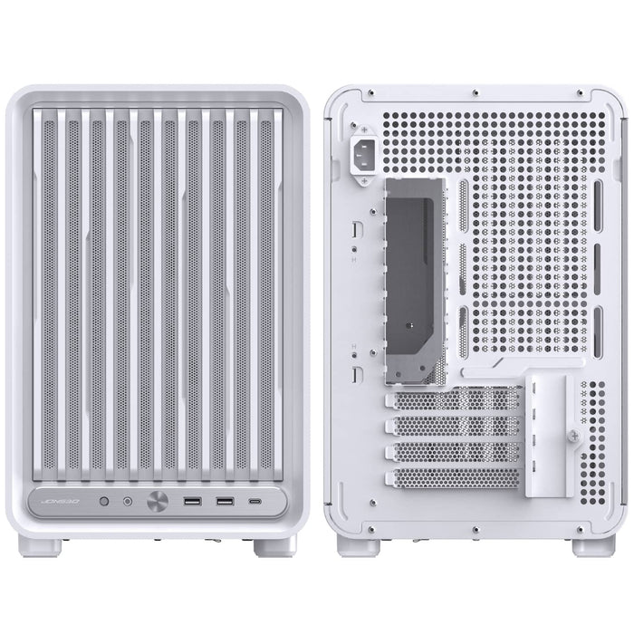Jonsbo D33 STD Tempered Glass MATX Case - White