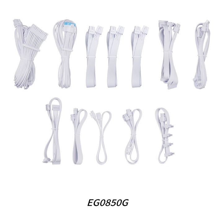 850W Lian Li Edge ATX 3.1 Gold Modular PSU White