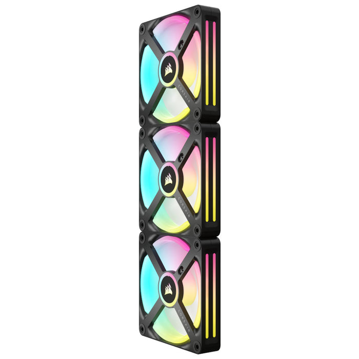 Corsair iCUE LINK QX120 RGB Black 120mm Triple Pack Starter Kit