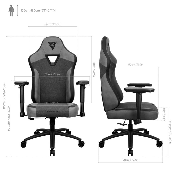 ThunderX3 X3 EAZE-Loft Gaming Chair Black