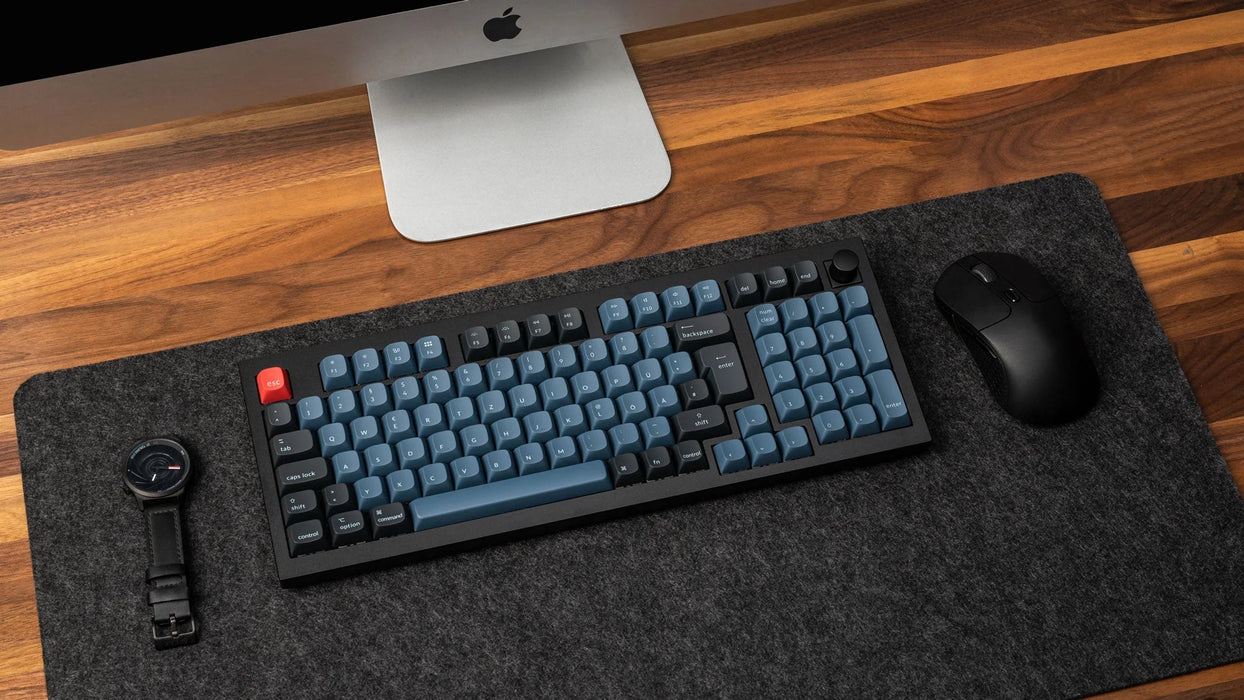 Keychron Q5 Knob Carbon Black RGB 96% ISO UK Gateron G Pro Red - Grade A