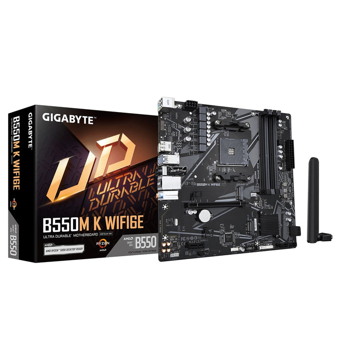 Gigabyte B550M K WIFI6E Micro-ATX AM4 Motherboard