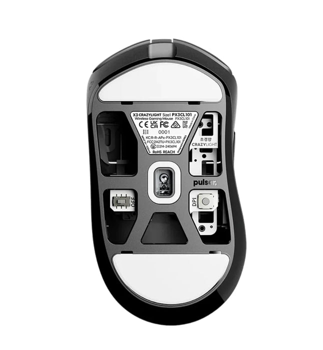 Pulsar X3 CrazyLight Jet Black Wireless Gaming Mouse