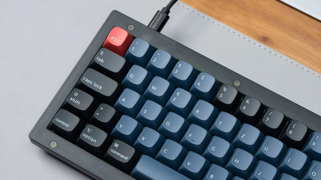 Keychron V2 Knob Frosted Black RGB 65% ISO UK K Pro Brown