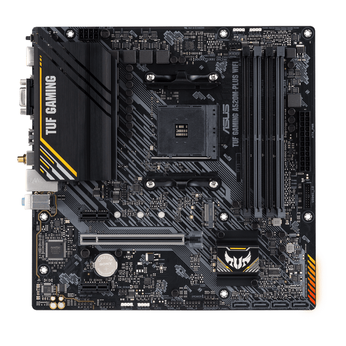 Asus TUF Gaming A520M-PLUS WIFI Micro ATX AM4 Motherboard