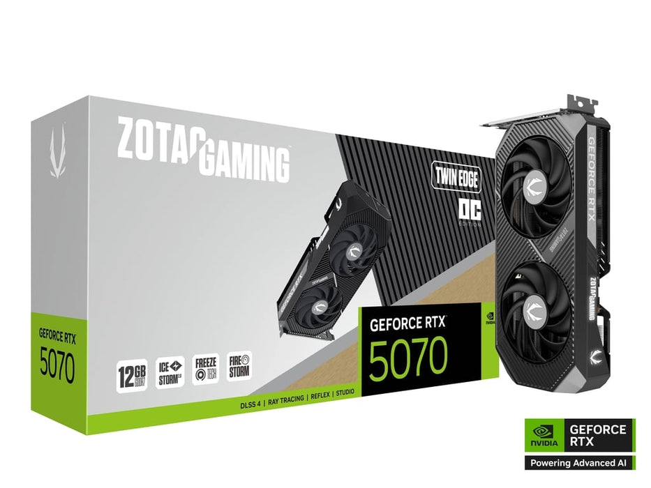ZOTAC RTX 5070 Twin Edge OC 12GB Graphics Card