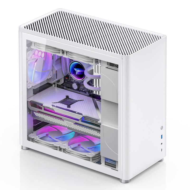 Jonsbo D40 ATX White Case — Computer Orbit