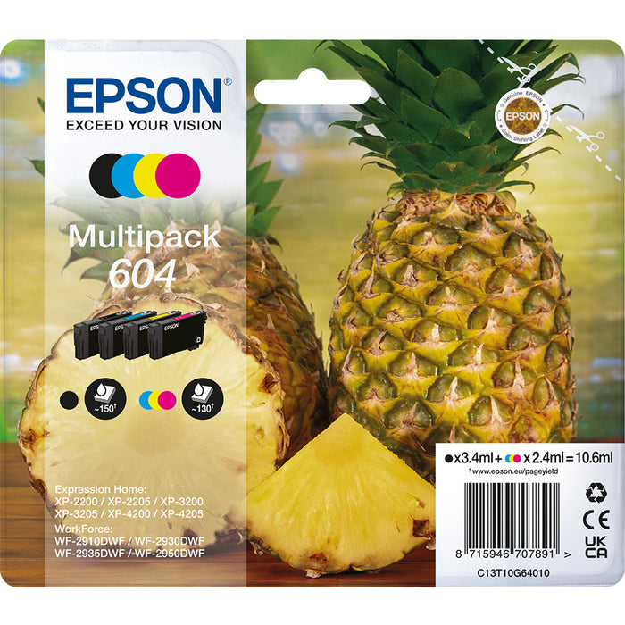 Epson 604 Original Ink Cartridge Multipack