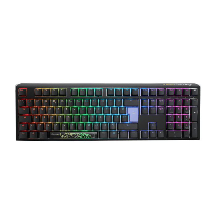 Ducky One 3 Black UK ISO RGB Cherry MX Silent Red