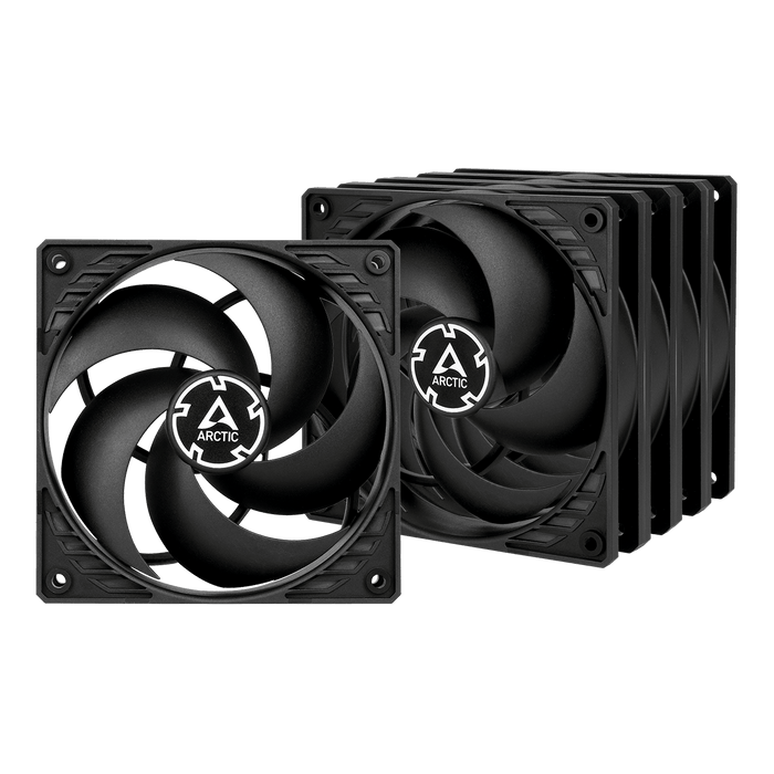 Arctic P12 120MM Black Fan Value Pack x5