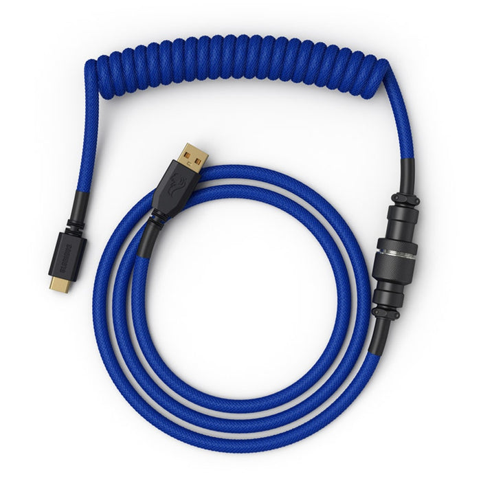 Glorious Coiled Cable USB-A to USB-C Cobalt Blue