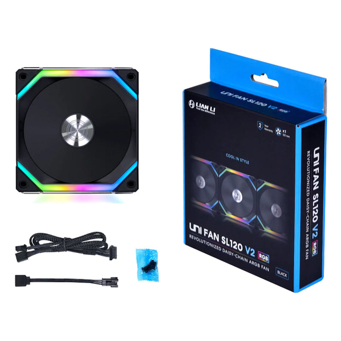 Lian-Li UNI FAN SL120 V2 A-RGB Black 120mm